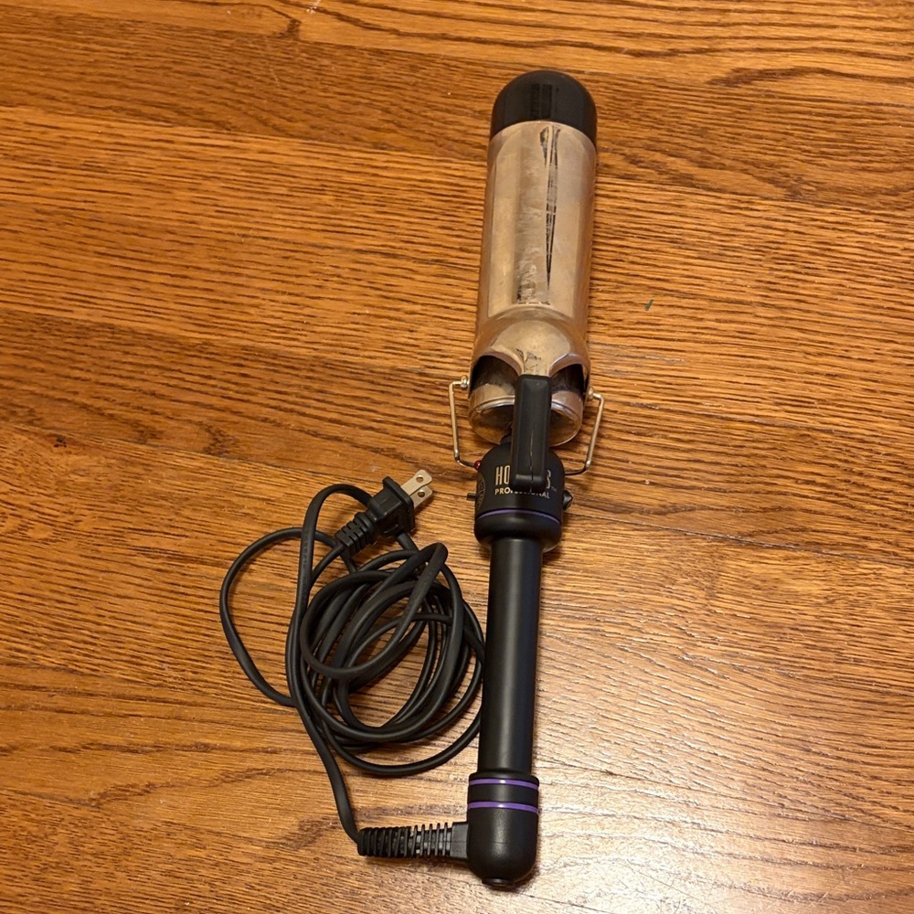 Professional Black and Silver Curling Iron